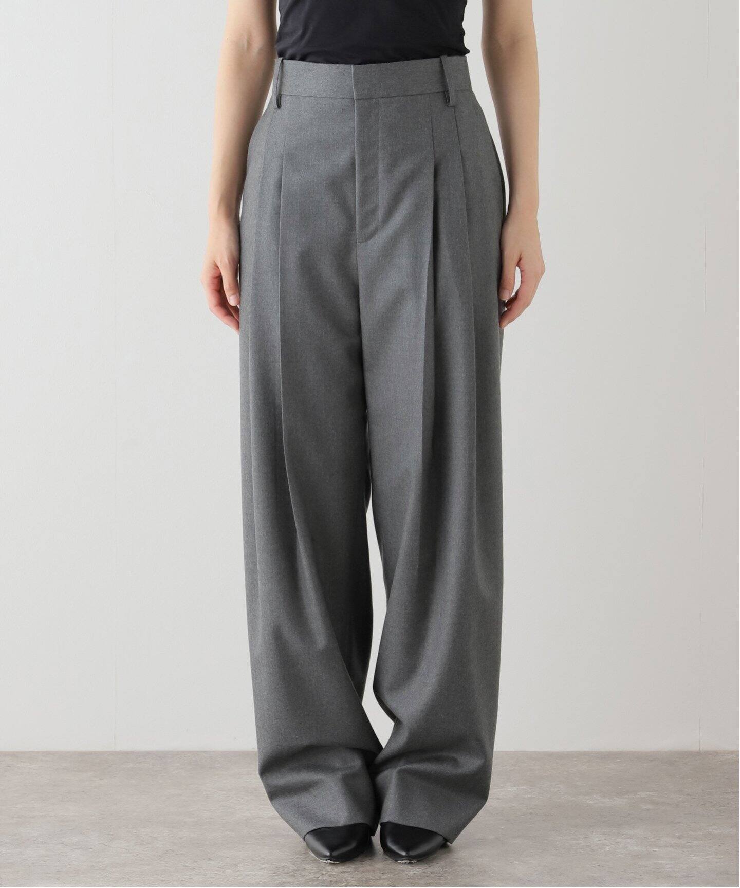 Enchant wide パンツ（スラックス）｜Deuxieme Classe