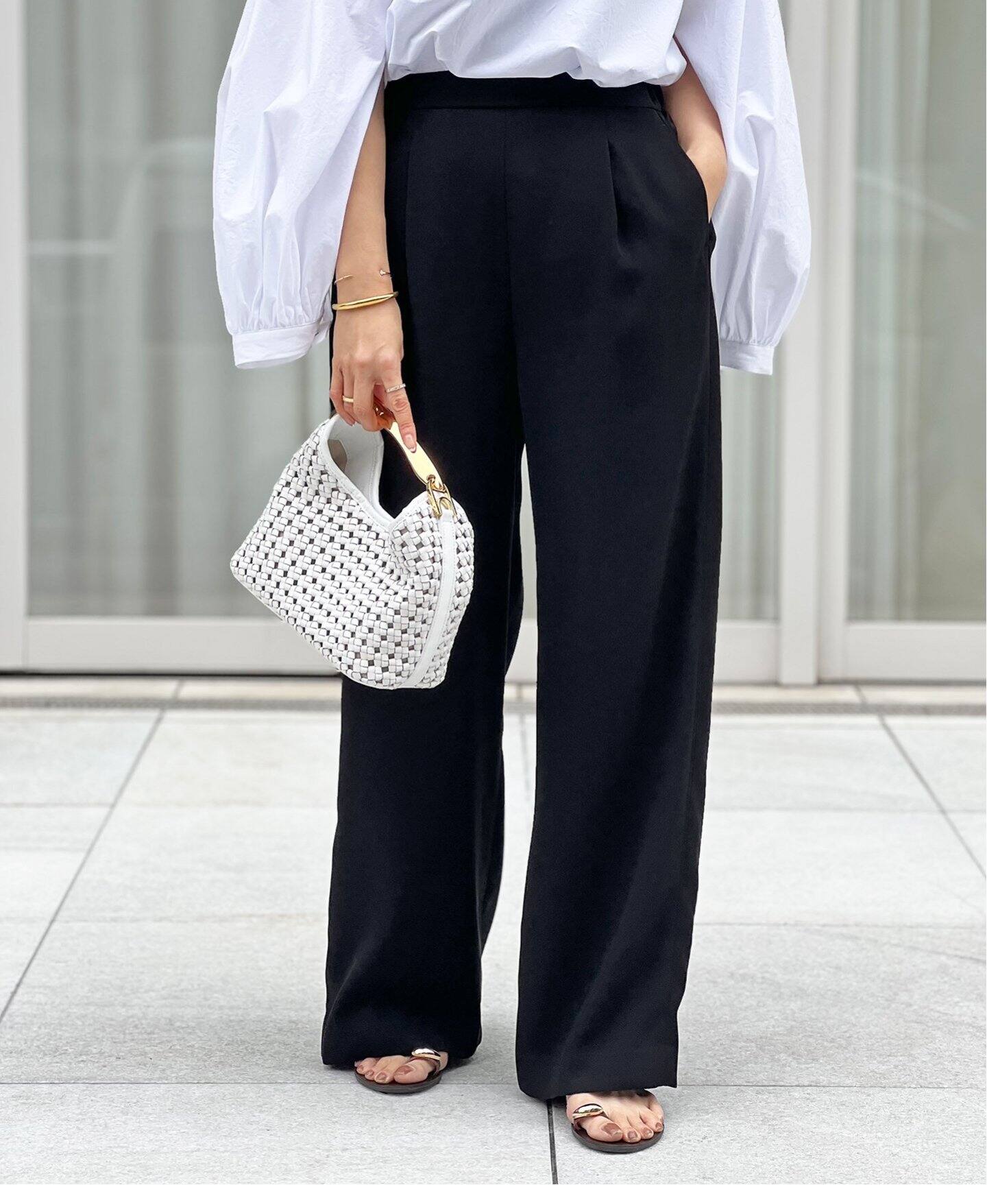 Deuxieme Classe イージーワイドパンツブラック 38 美品 