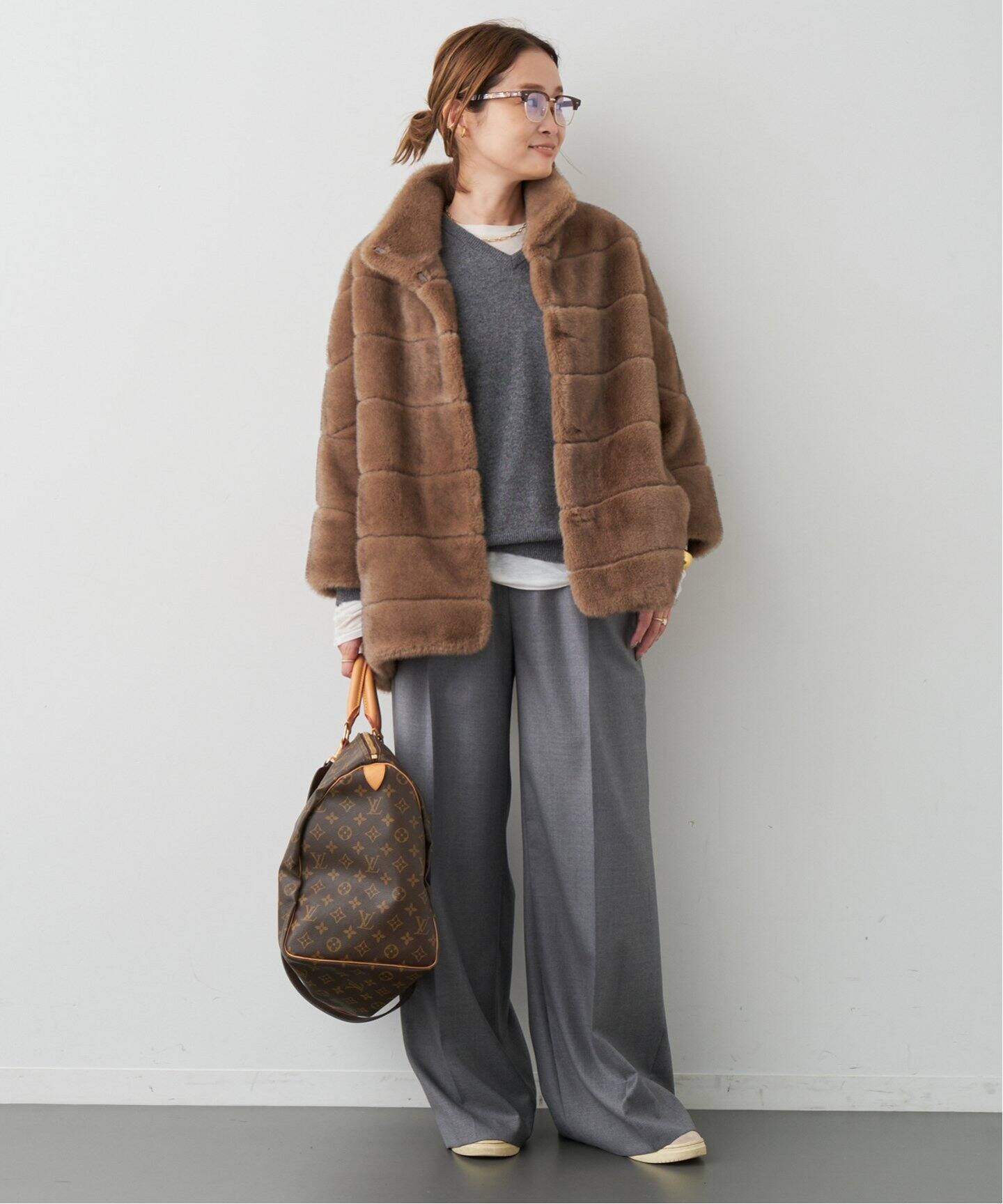 Deuxieme Classe WASHED TUCKスカート★ベージュ　34 Deuxieme Classe（ドゥーズィエムクラス）の「WASHED TUCK スカート