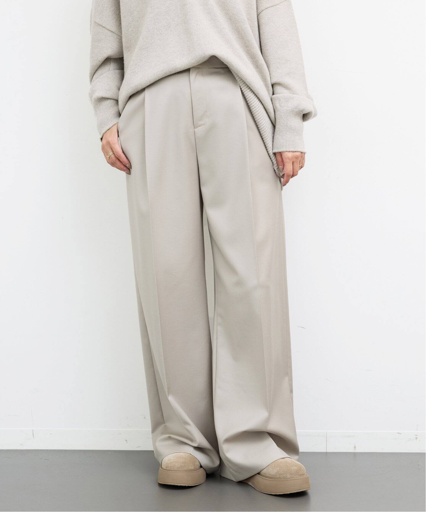 Clean Tuck パンツ 1（スラックス）｜Deuxieme Classe（ドゥーズィエム 