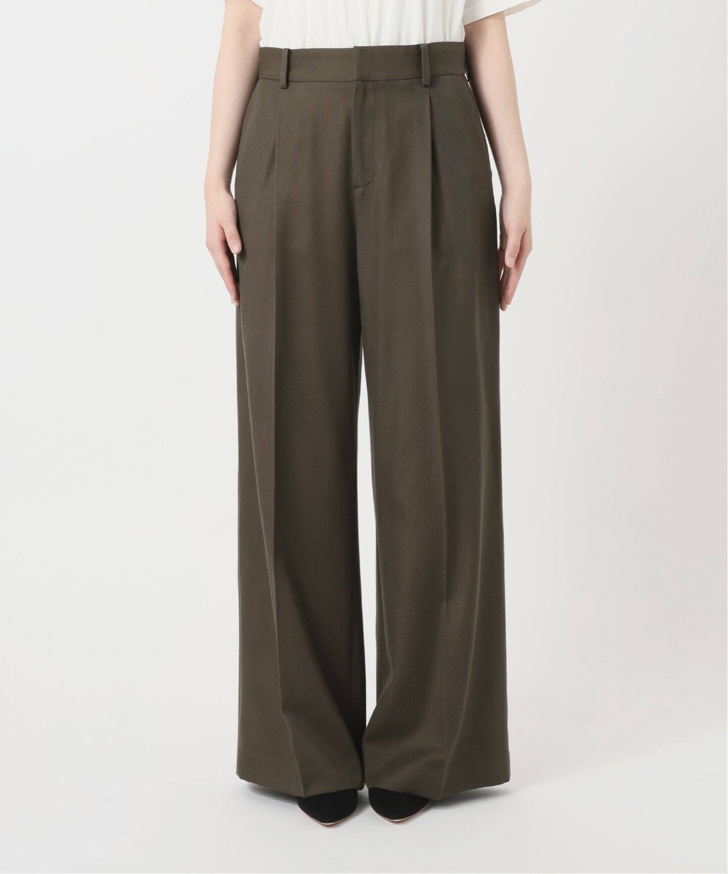 Clean Tuck Pants 2（スラックス）｜Deuxieme Classe（ドゥーズィエム 