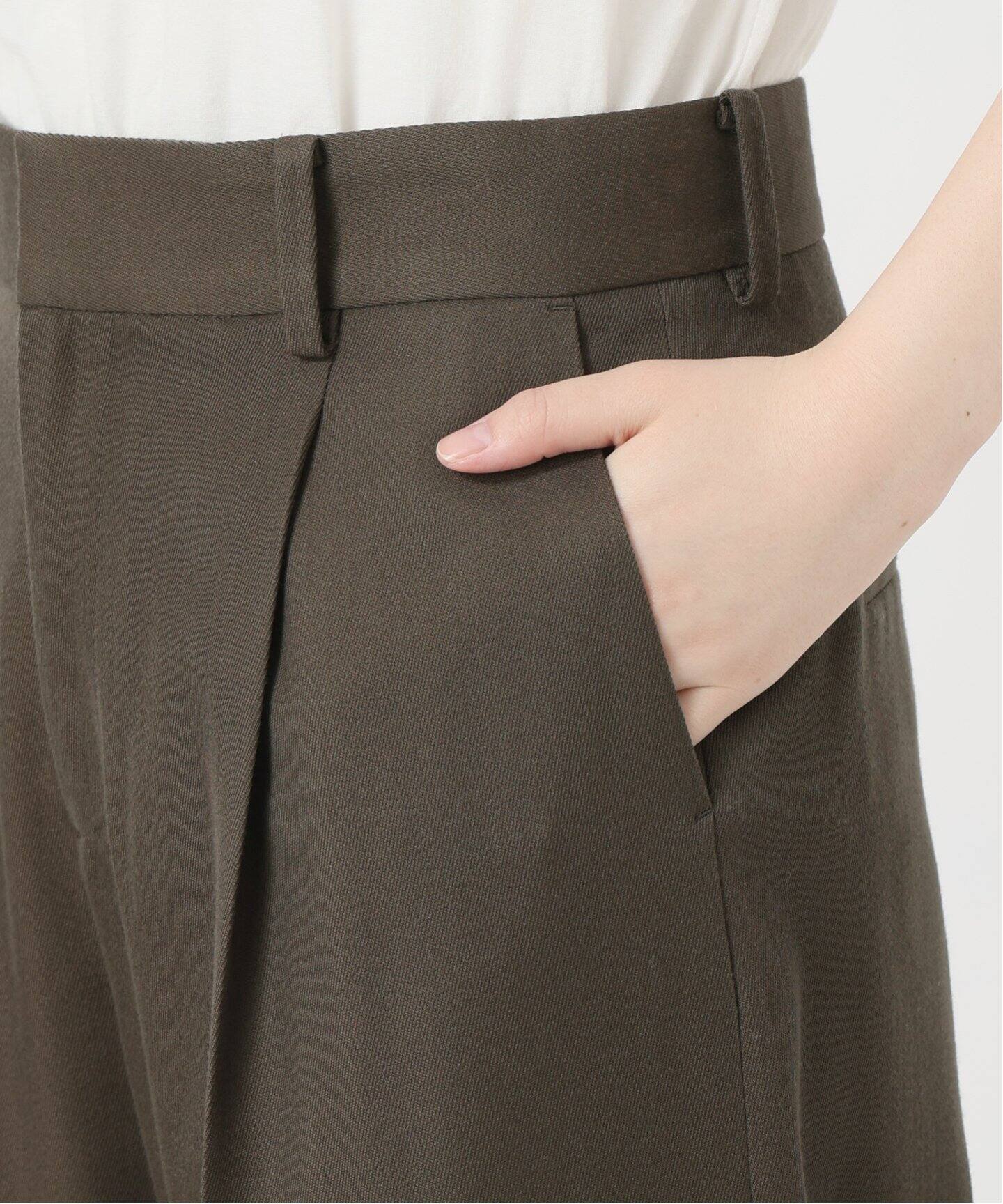 Clean Tuck Pants 2（スラックス）｜Deuxieme Classe（ドゥーズィエム 