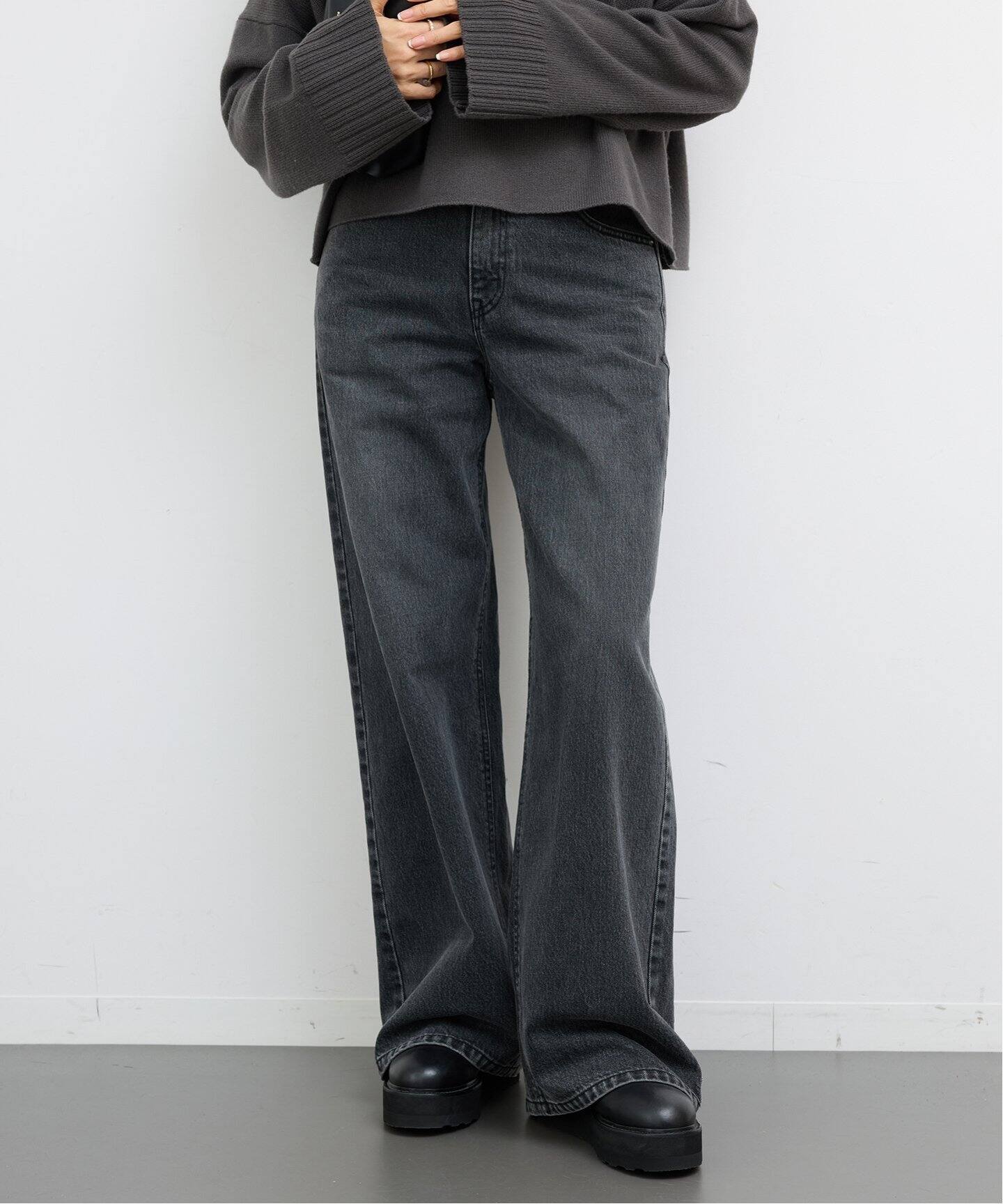 Loose Jeans (GRAY)（デニムパンツ・ジーンズ）｜Deuxieme Classe 