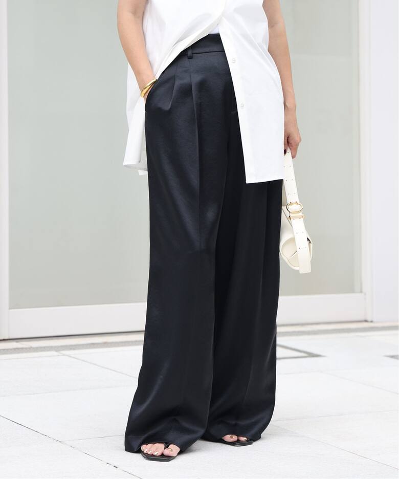 Minimal Satin パンツ（スラックス）｜Deuxieme Classe  