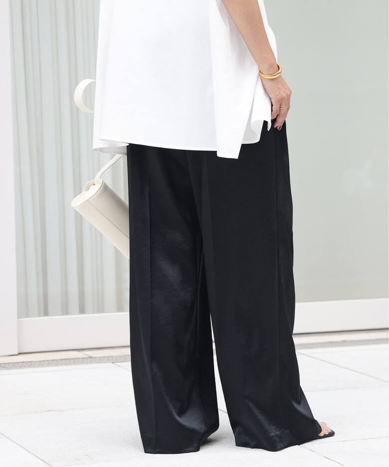 Minimal Satin パンツ（スラックス）｜Deuxieme Classe  