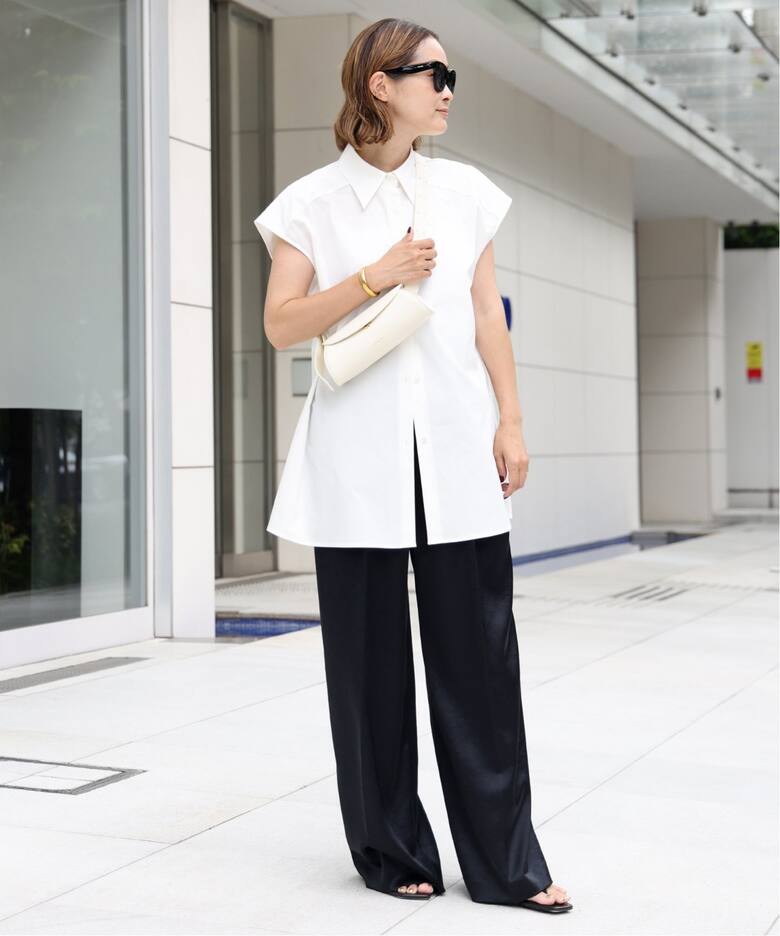 Minimal Satin パンツ（スラックス）｜Deuxieme Classe 