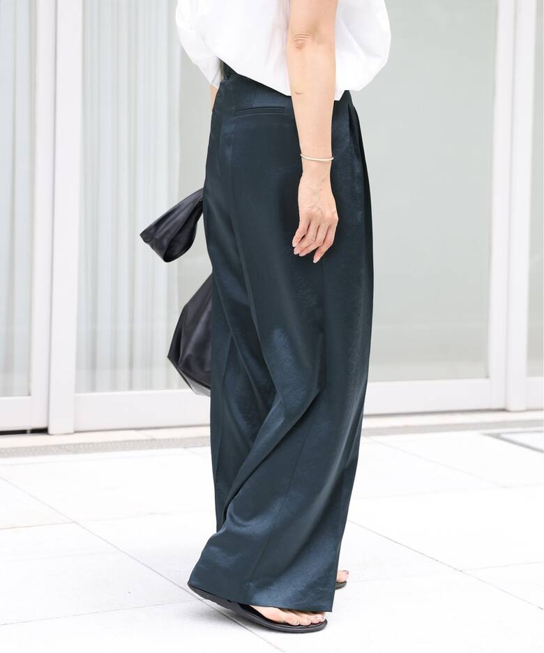 Minimal Satin パンツ（スラックス）｜Deuxieme Classe  