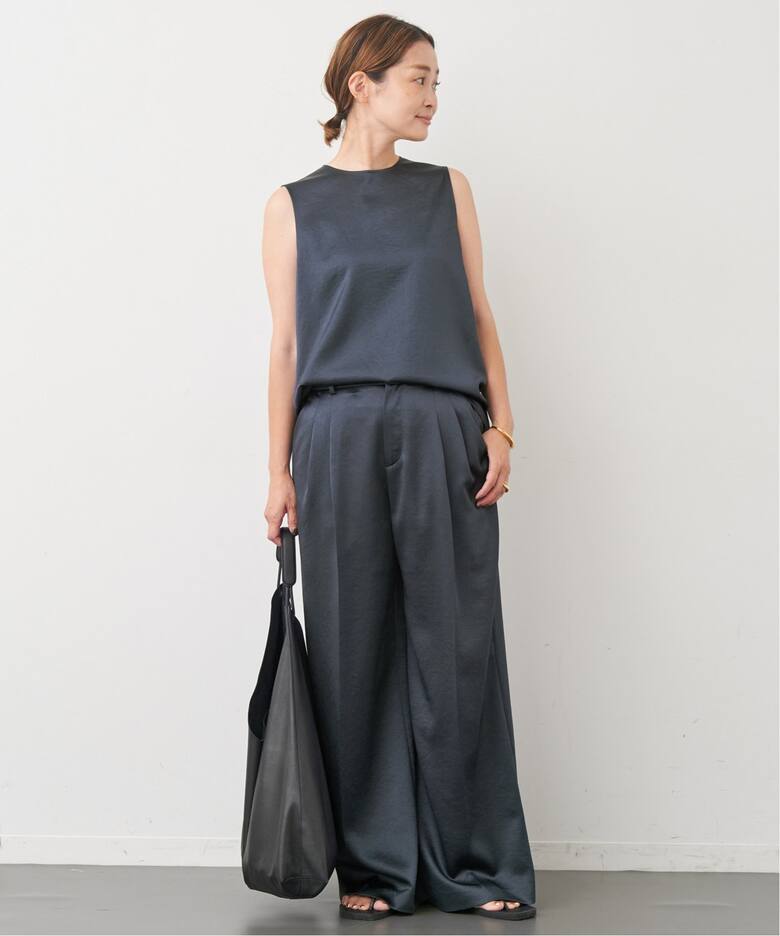 Minimal Satin パンツ（スラックス）｜Deuxieme Classe 