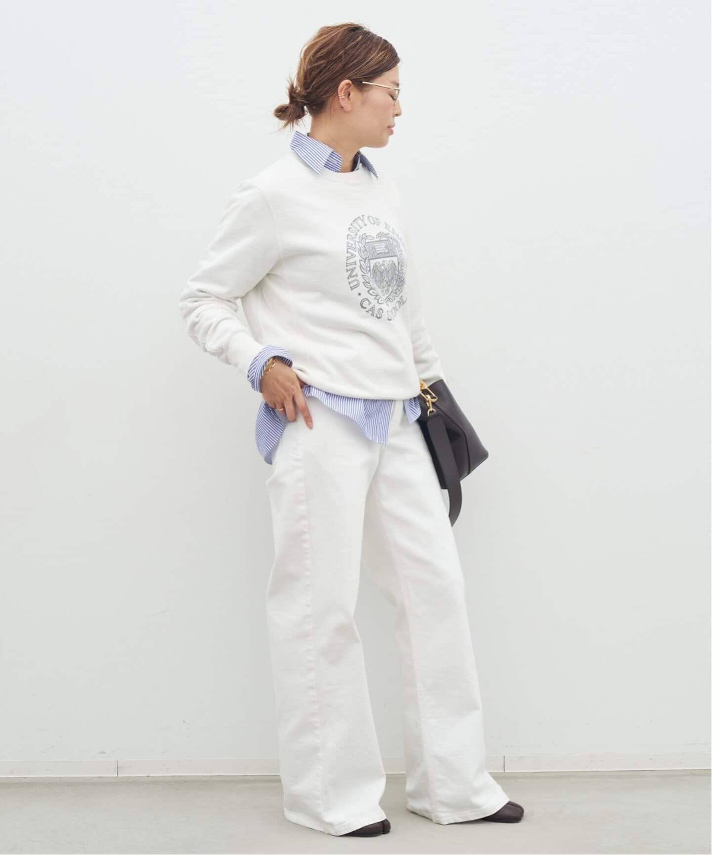 Loose Jeans (white)（デニムパンツ・ジーンズ）｜Deuxieme Classe  