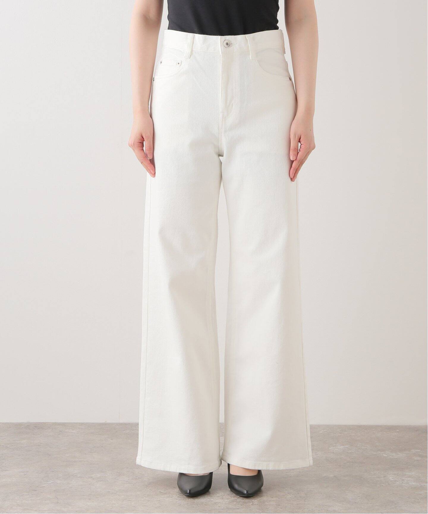 Loose Jeans (white)（デニムパンツ・ジーンズ）｜Deuxieme Classe  