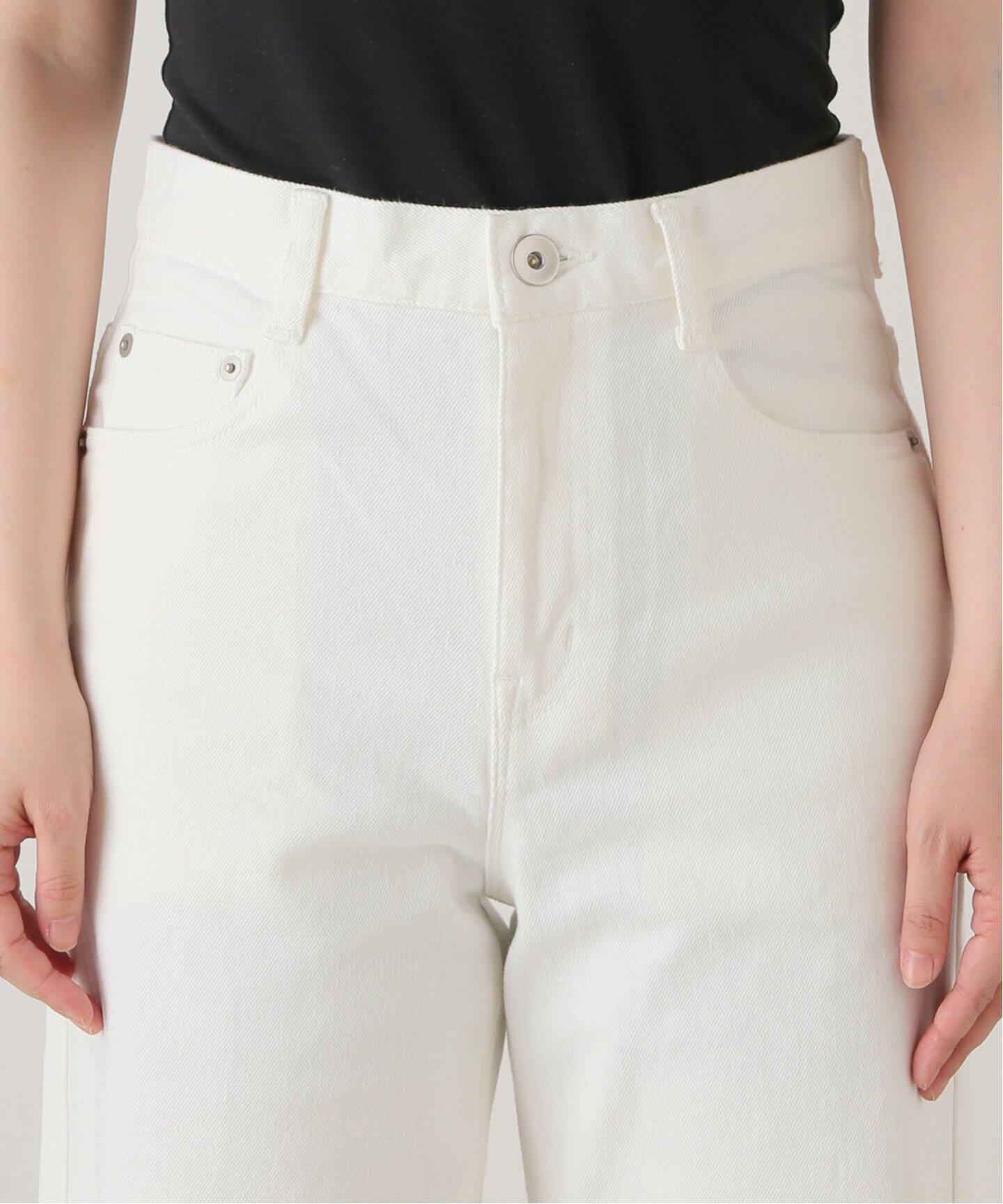Loose Jeans (white)（デニムパンツ・ジーンズ）｜Deuxieme Classe 