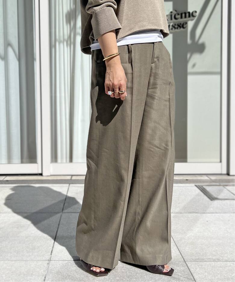 Summer ワイドパンツ（スラックス）｜Deuxieme Classe（ドゥーズィエム  