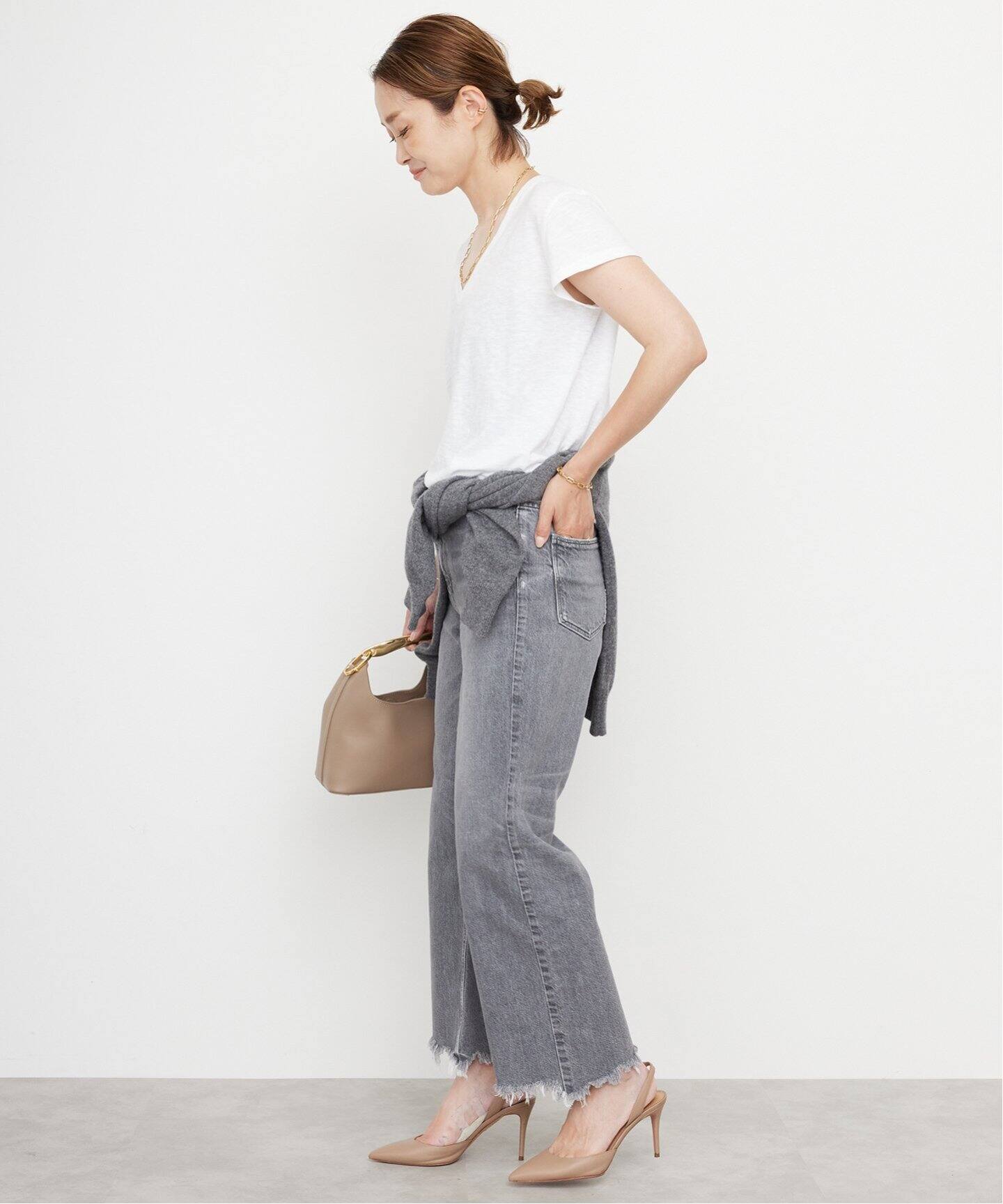 UPPER HIGHTS/アッパーハイツ 】THE TAYLOR CROP DENIM（デニムパンツ 