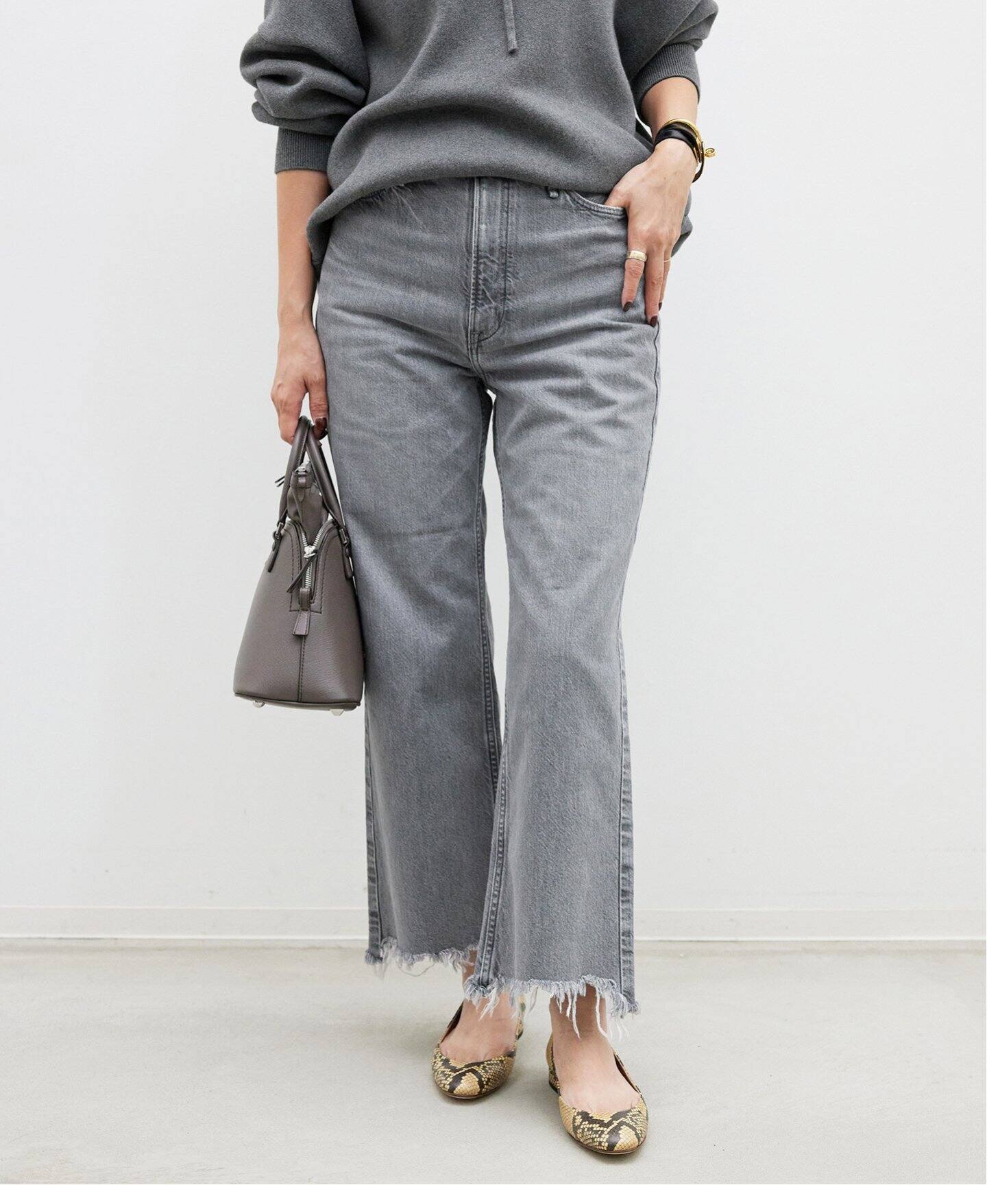 UPPER HIGHTS/アッパーハイツ 】THE TAYLOR CROP DENIM（デニムパンツ  