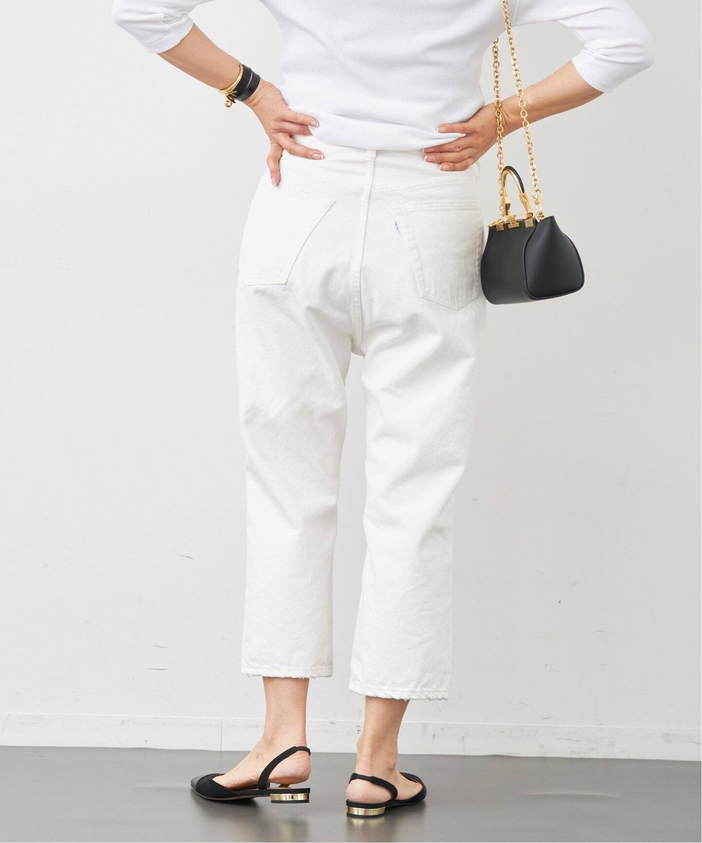MADISONBLUE / マディソンブルー】CRASHED SAROUEL PANTS DENIM 