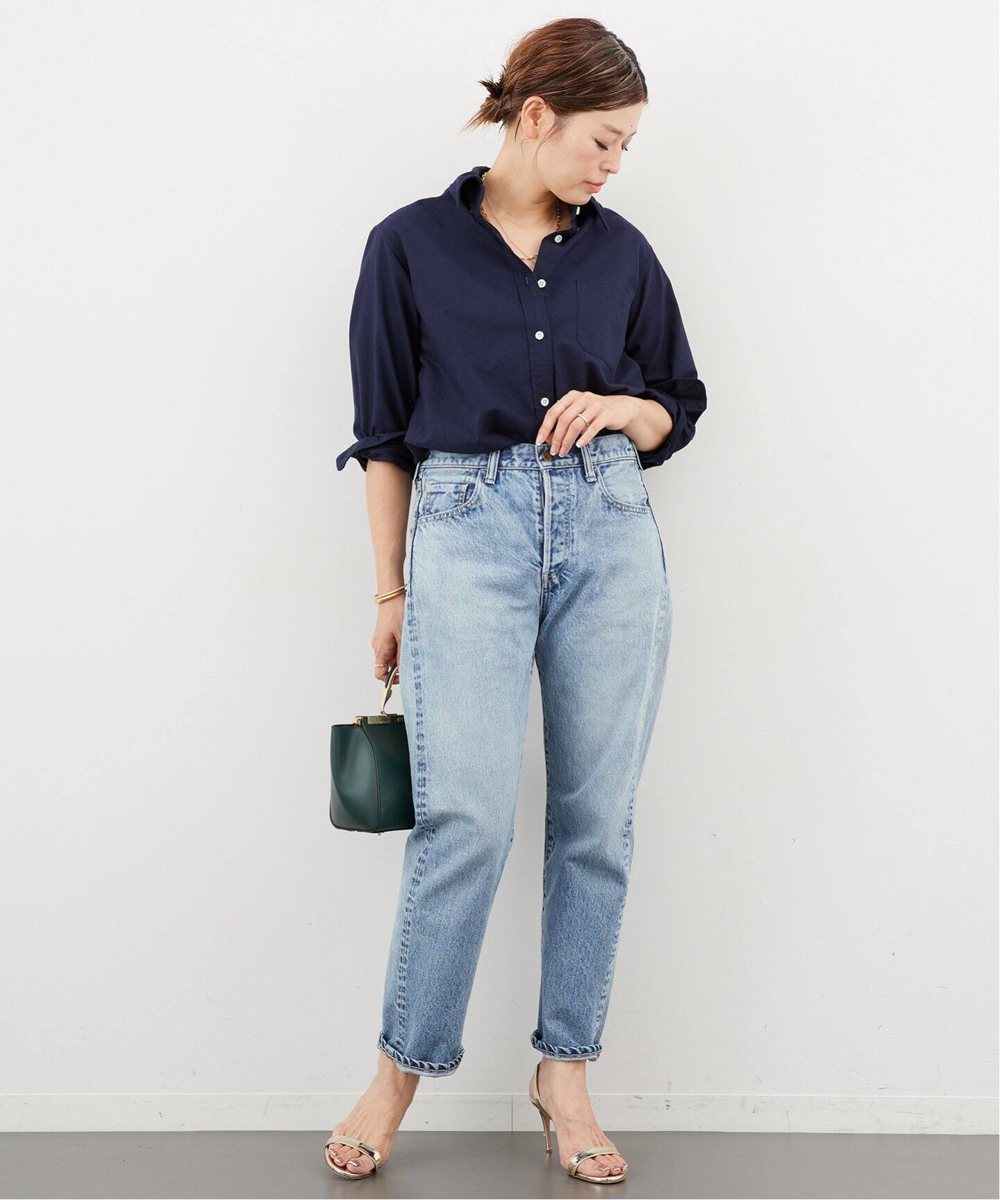 MADISONBLUE / マディソンブルー】テーパードデニム（デニムパンツ  