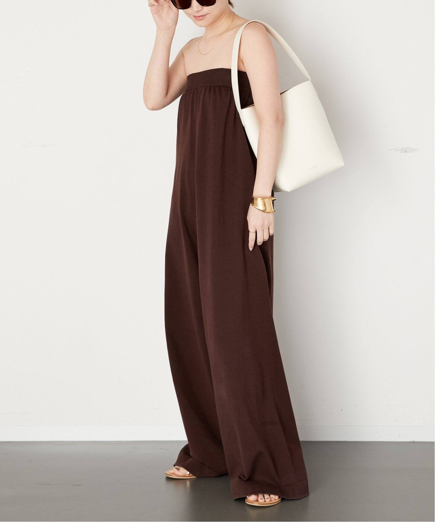 ADAWAS/アダワス】 COMPACT COTTON TUBEROMPERS（つなぎ  