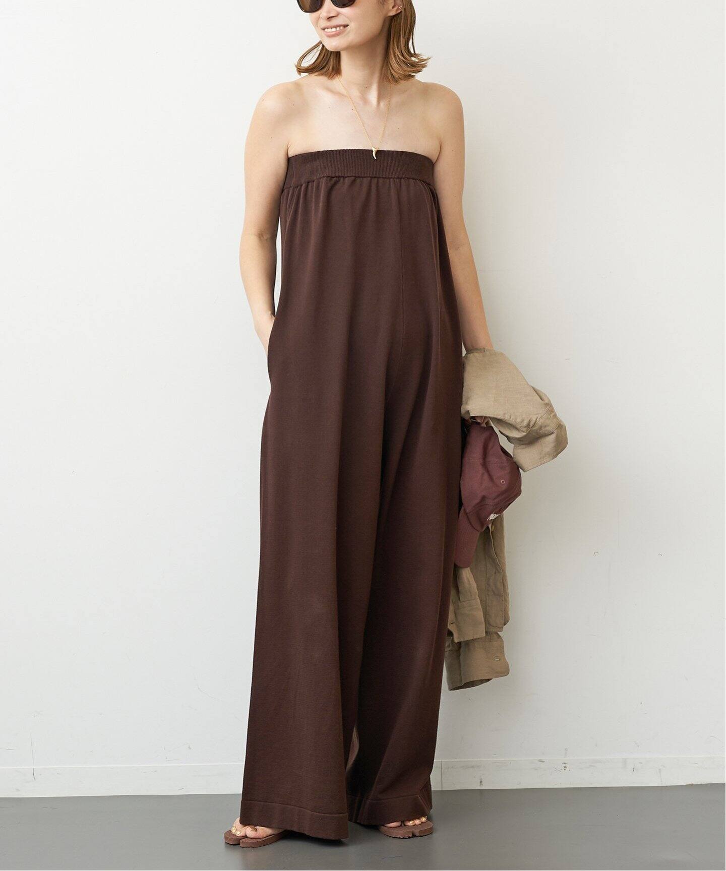 ADAWAS/アダワス】 COMPACT COTTON TUBEROMPERS（つなぎ  