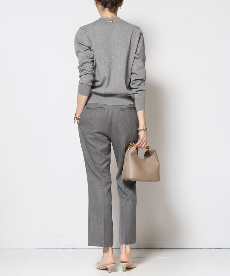 Col Pierrot/コルピエロ】WOOL GABARDINE TIGHT FLARE パンツ 