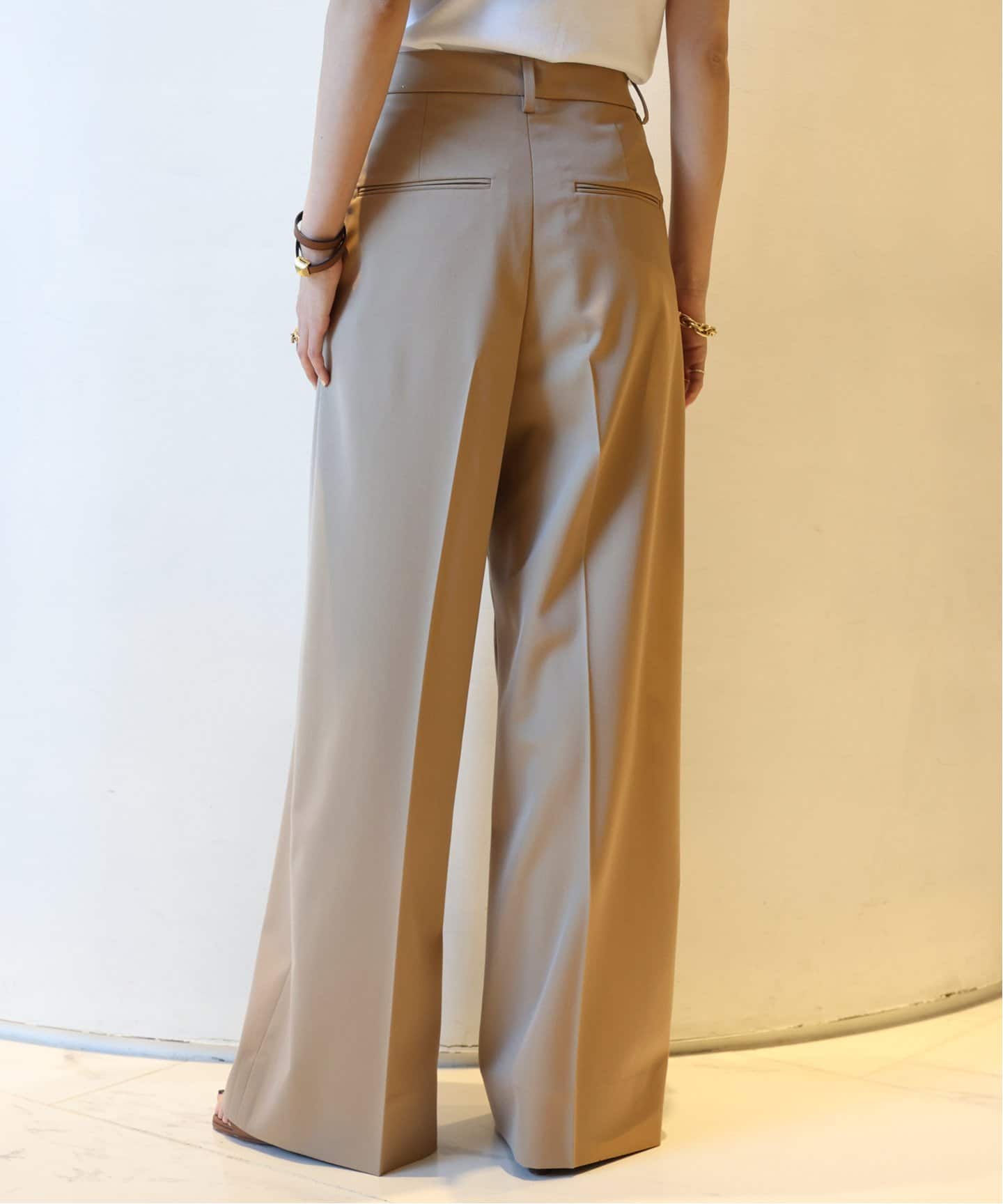GABARDINE WIDE パンツ（スラックス）｜MUSE de Deuxieme Classe