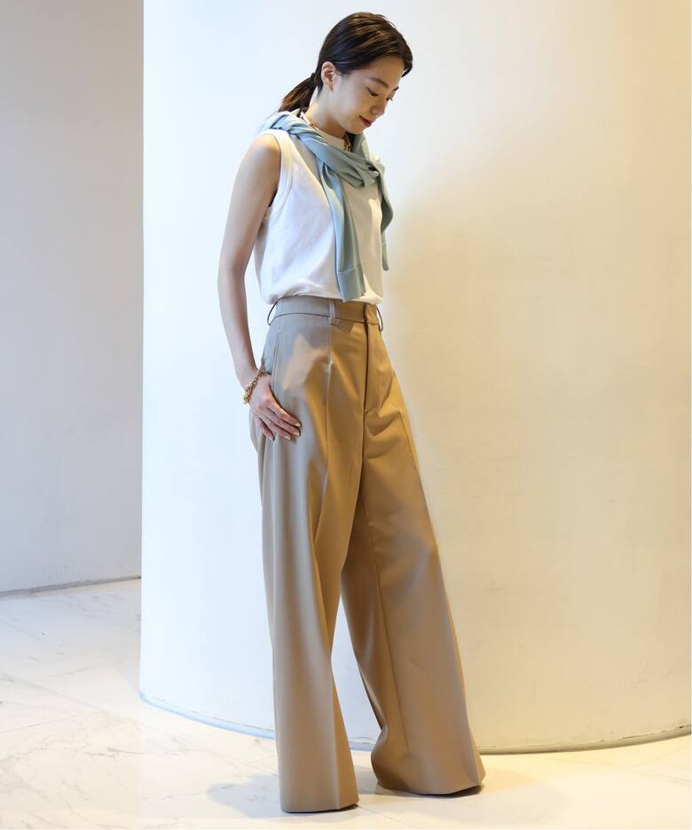 GABARDINE WIDE パンツ（スラックス）｜MUSE de Deuxieme Classe 