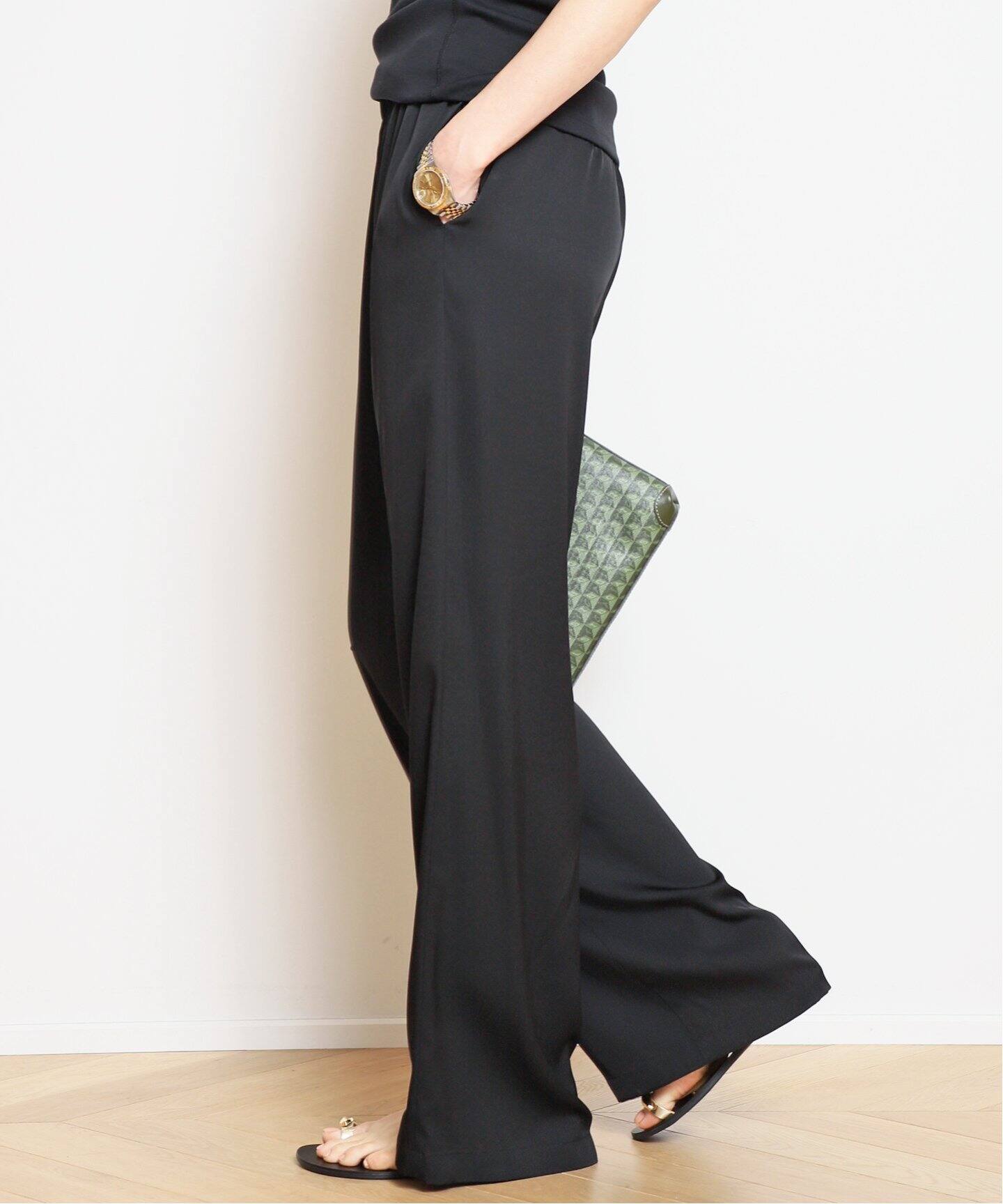 SILKSATIN EASY パンツ（その他パンツ）｜MUSE de Deuxieme Classe 