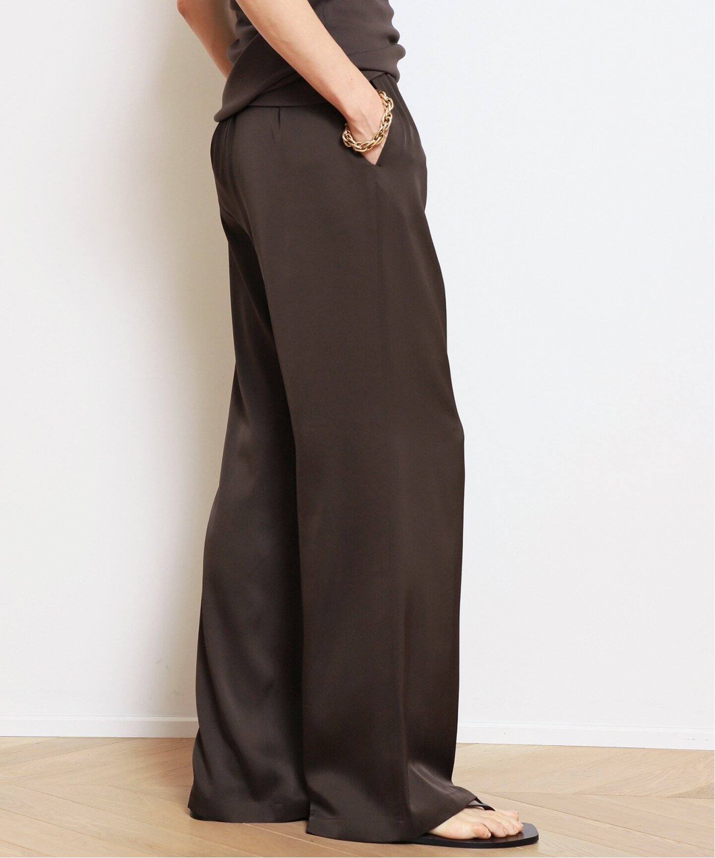 SILKSATIN EASY パンツ（その他パンツ）｜MUSE de Deuxieme Classe  