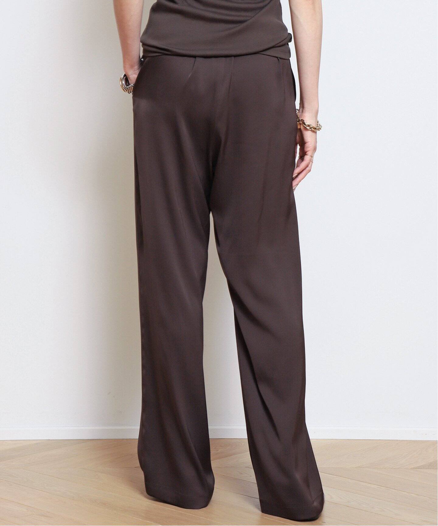 SILKSATIN EASY パンツ（その他パンツ）｜MUSE de Deuxieme Classe  