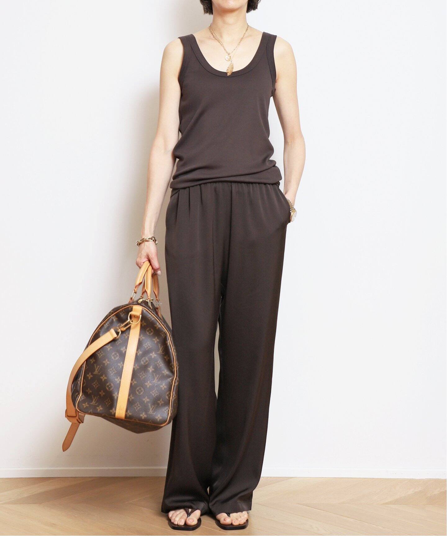 SILKSATIN EASY パンツ（その他パンツ）｜MUSE de Deuxieme  