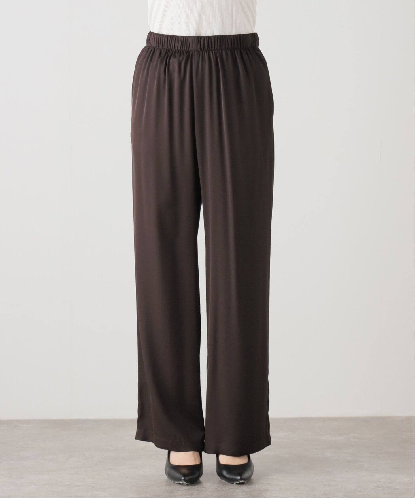 SILKSATIN EASY パンツ（その他パンツ）｜MUSE de Deuxieme Classe  
