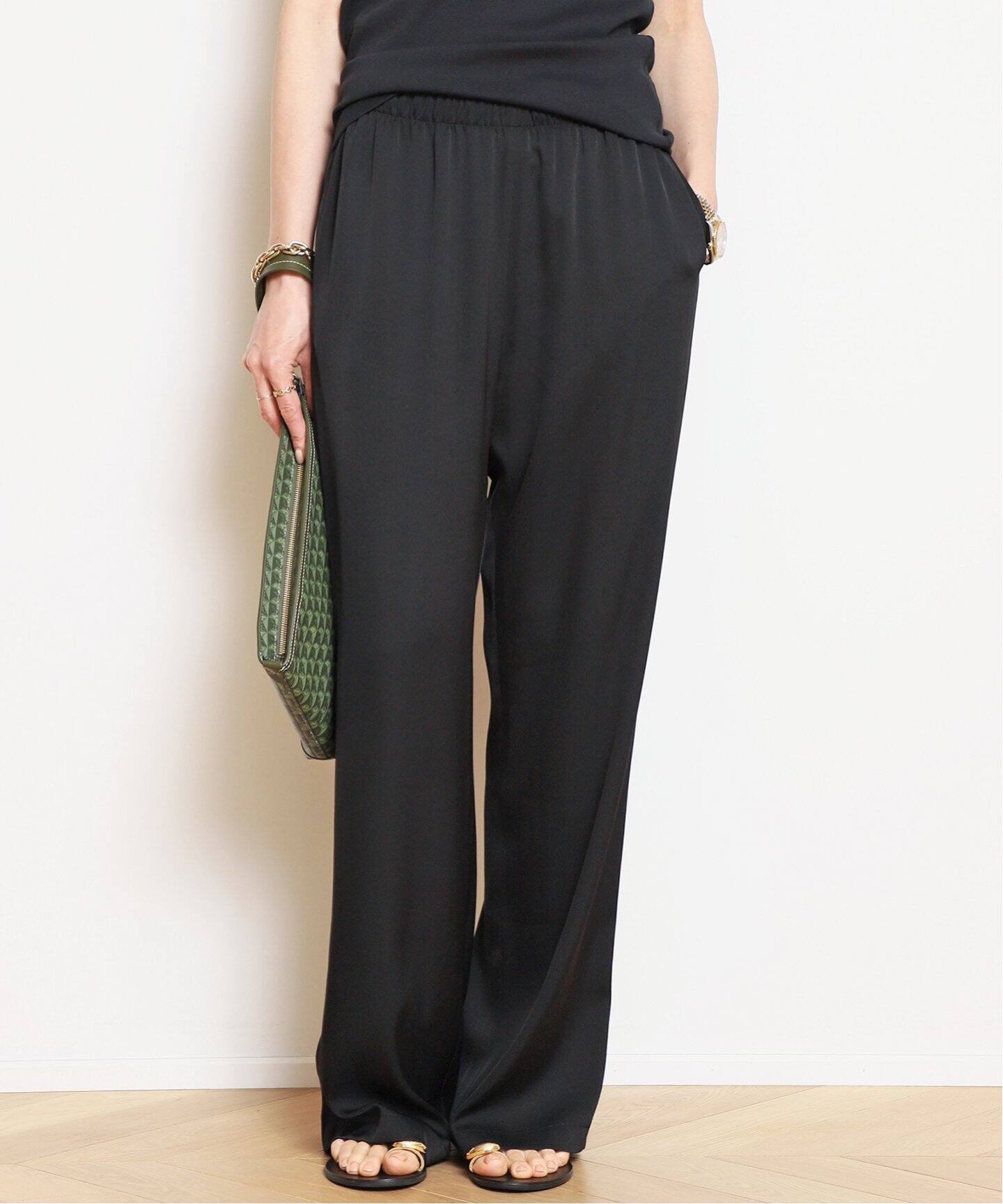 SILKSATIN EASY パンツ（その他パンツ）｜MUSE de Deuxieme  