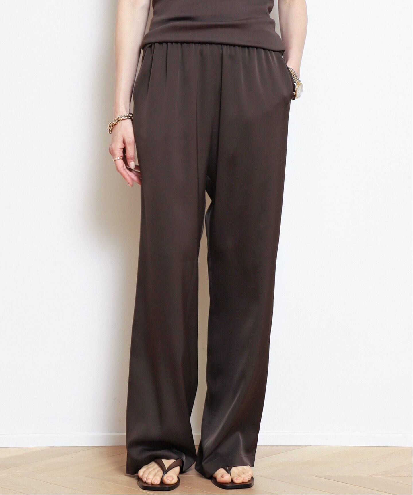 SILKSATIN EASY パンツ（その他パンツ）｜MUSE de Deuxieme Classe  