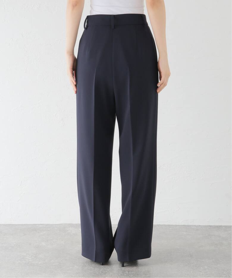 トリアセジョーゼット タックパンツ（スラックス）｜MUSE de Deuxieme  