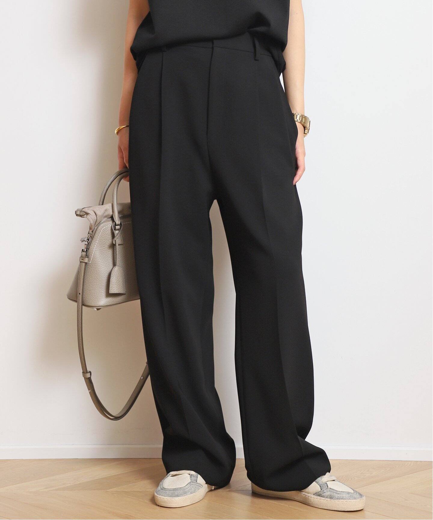 使用短時間！MUSE Deuxieme Classe タックパンツ カーキ38 