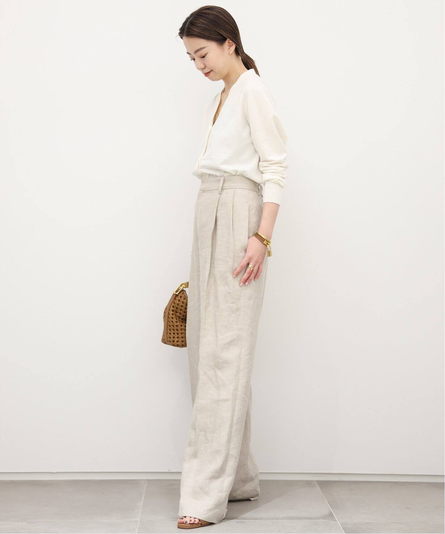 OGLINEN タックパンツ（その他パンツ）｜MUSE de Deuxieme  