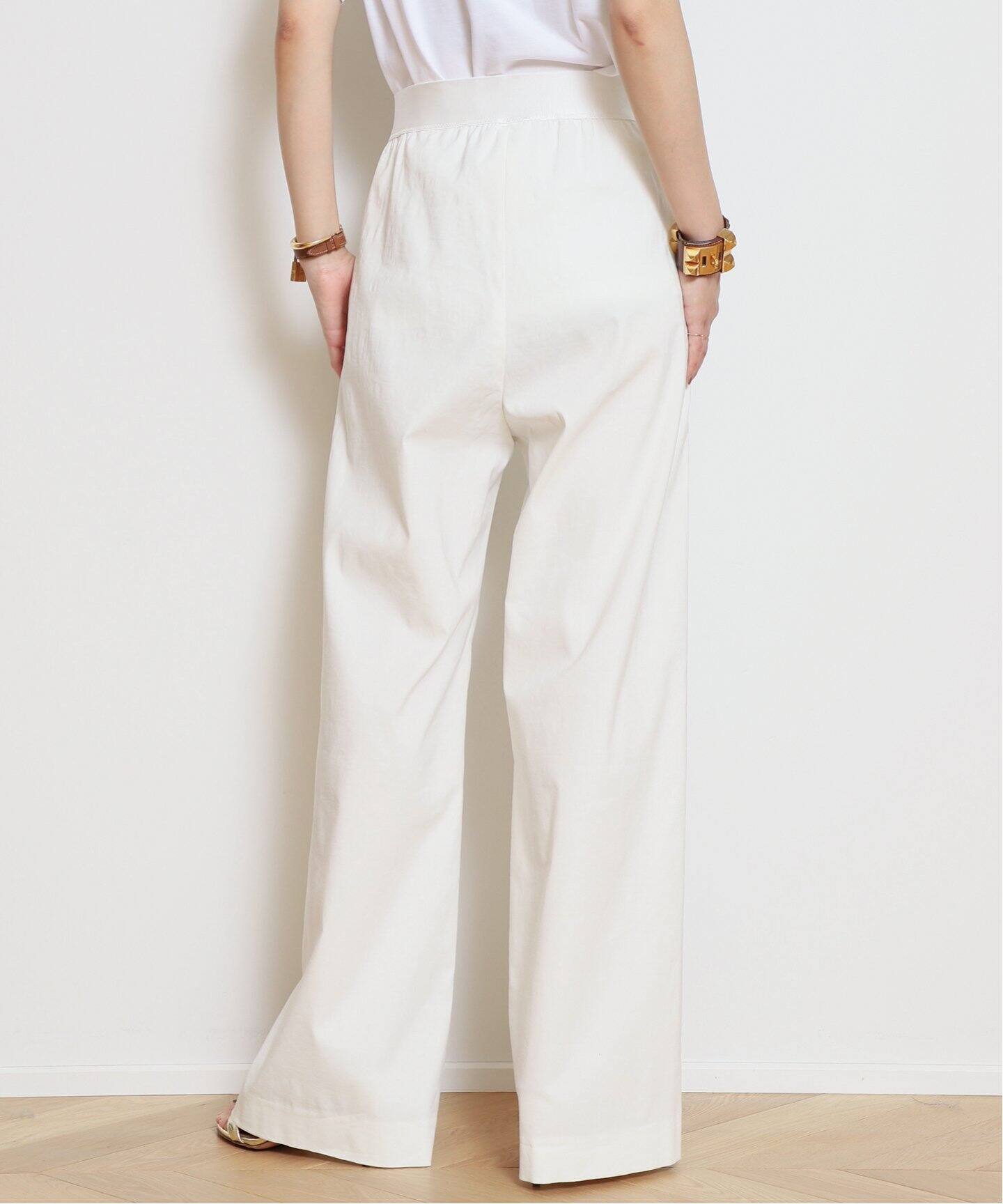 stretch twill タックパンツ（その他パンツ）｜MUSE de Deuxieme 