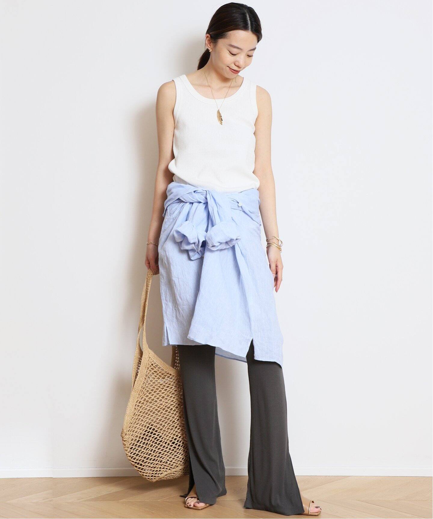 viscose rib パンツ（その他パンツ）｜MUSE de Deuxieme Classe  