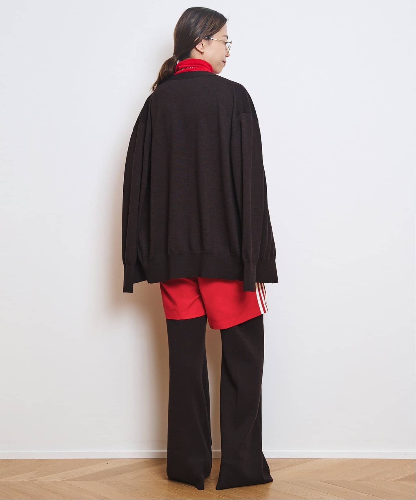 ADIDAS/アディダス】 TRACK ショートパンツ（ジャージ／トラック