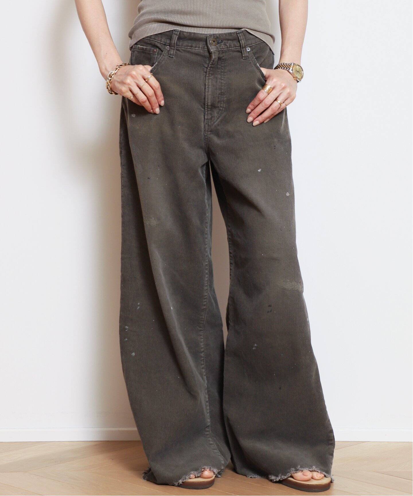 JOHNBULL/ジョンブル】コーデュロイワイドパンツ（その他パンツ  