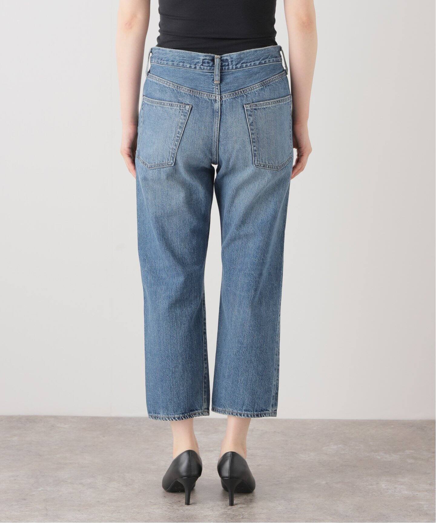 MADISONBLUE/マディソンブルー】 BOYS CRASHED TAPERED デニム（デニム  