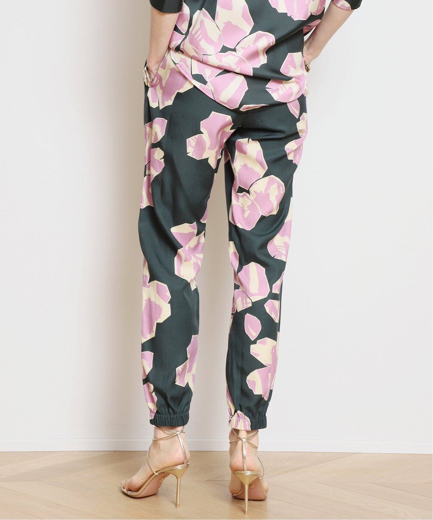 BANANATIME/バナナタイム】 FLOWER PRINT JOGGER パンツ（その他パンツ