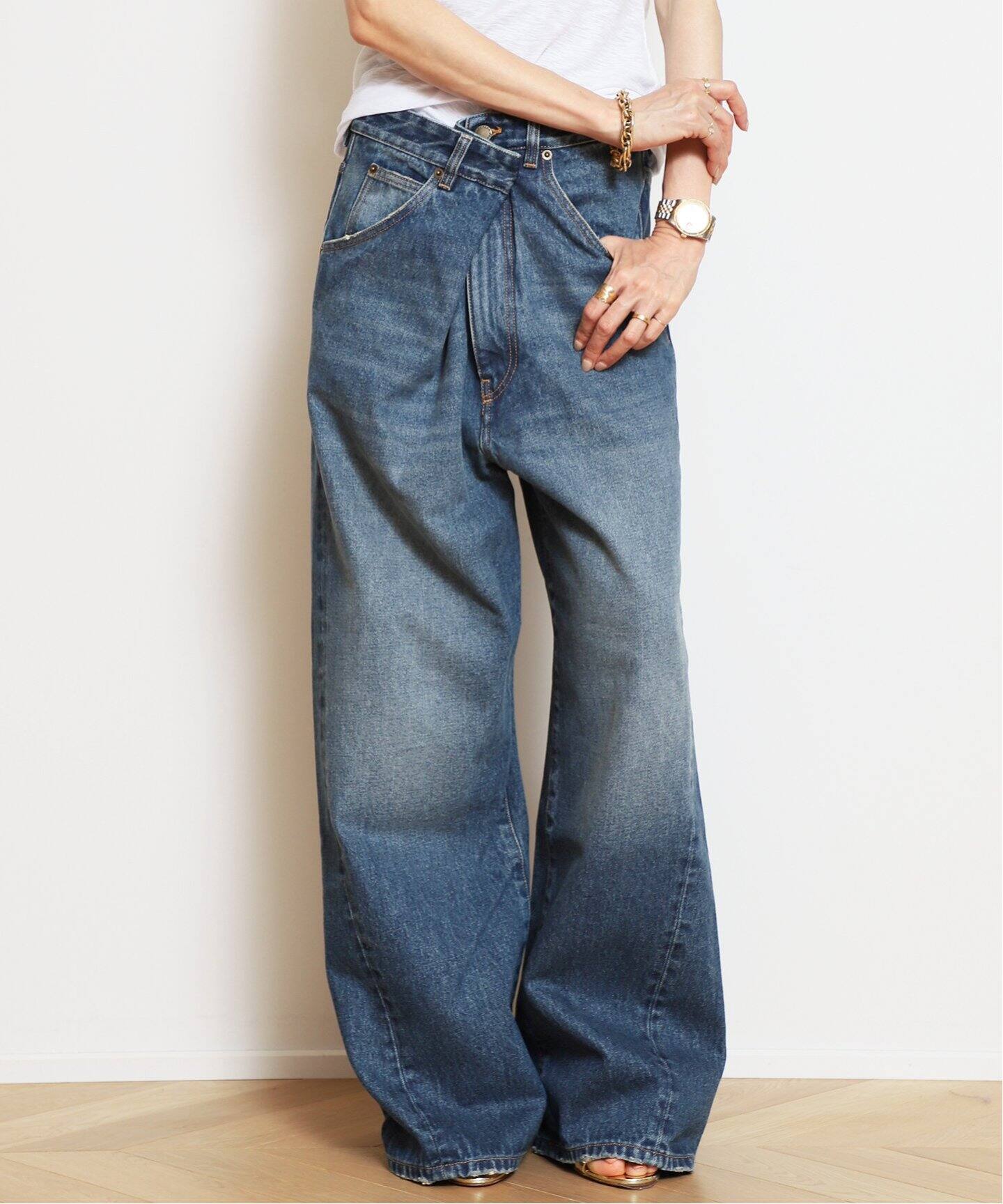 DARKPARK/ダークパーク】 INES CROSS DENIM（デニムパンツ・ジーンズ 