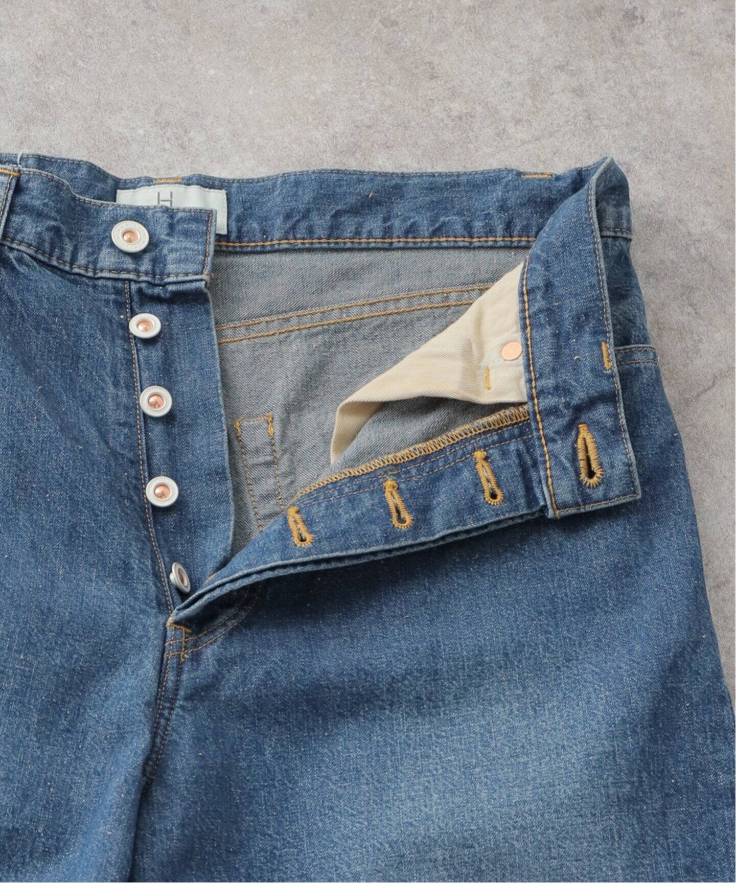 HERILL/ヘリル】NEPDENIM WIDE パンツ（デニムパンツ・ジーンズ 