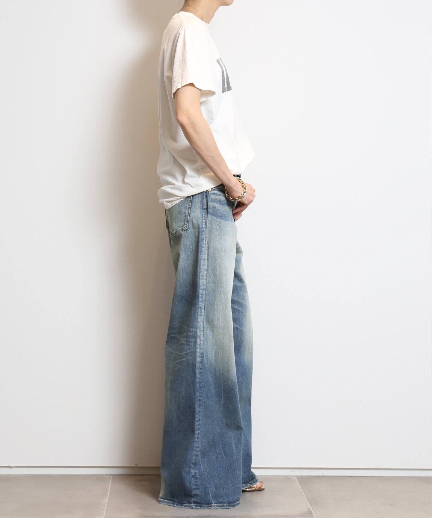 Deuxieme Classe SURT マニッシュバギー デニムパンツ36 