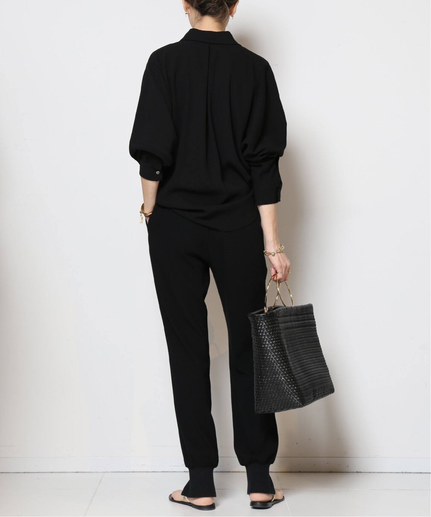 Col Pierrot/コルピエロ】スソリブパンツ（BLACK）（その他パンツ  