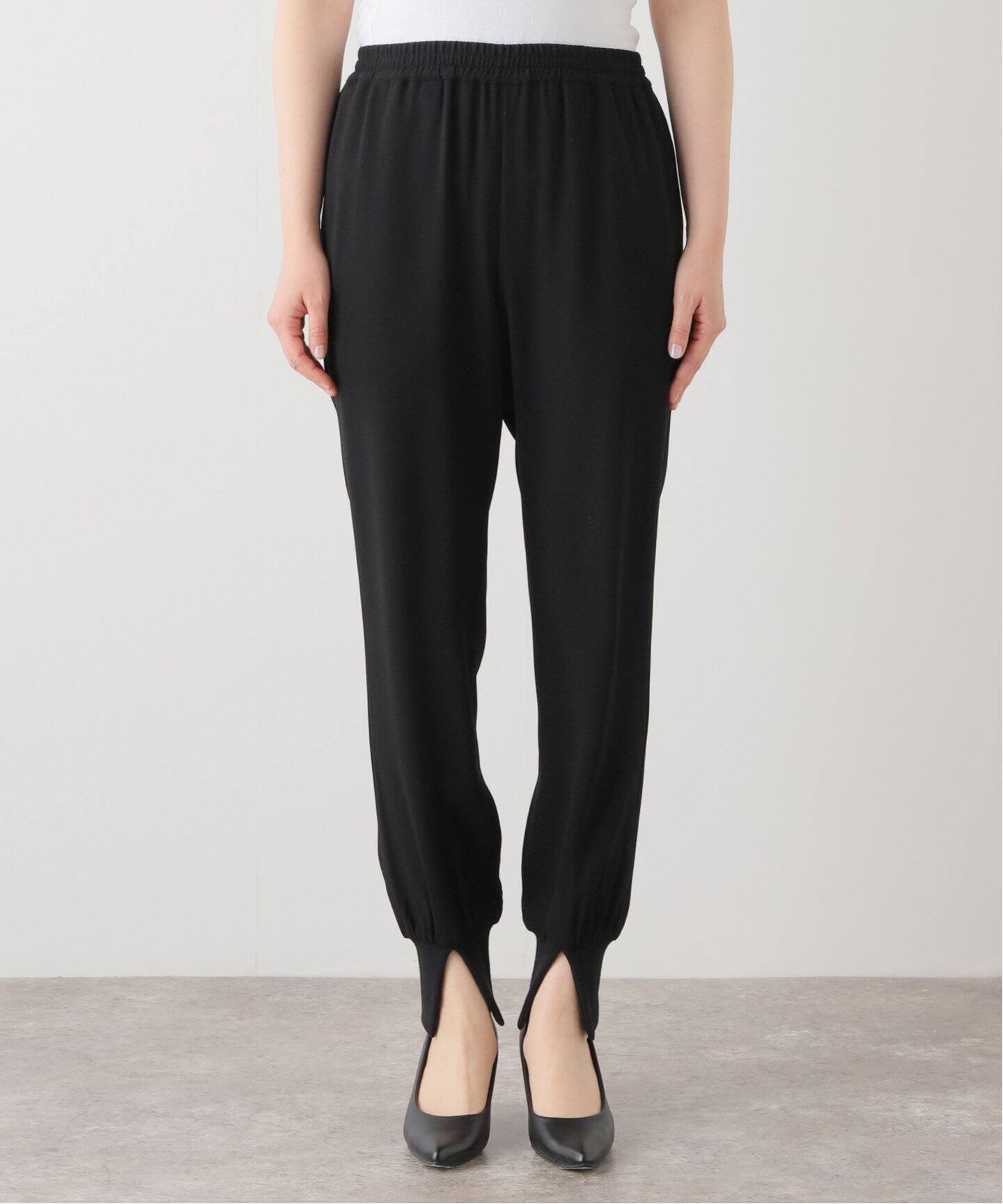 Col Pierrot/コルピエロ】スソリブパンツ（BLACK）（その他パンツ  