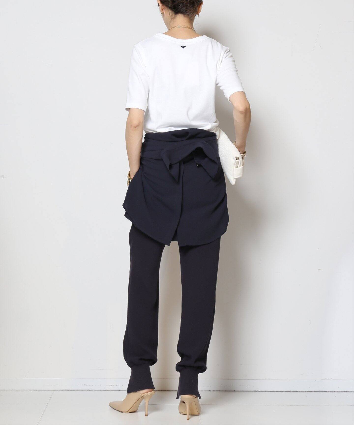 Col Pierrot/コルピエロ】スソリブ パンツ（NAVY）（その他パンツ 