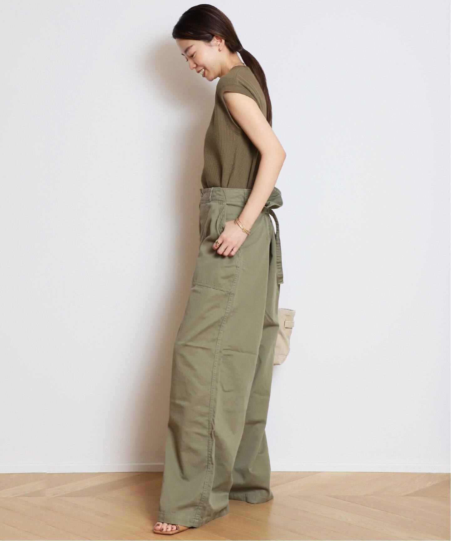 ATTICK BY JOHNBULL/アティック バイ ジョンブル】 MILITARY パンツ  