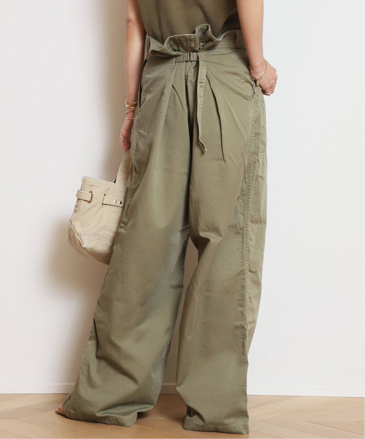 ATTICK BY JOHNBULL/アティック バイ ジョンブル】 MILITARY パンツ  