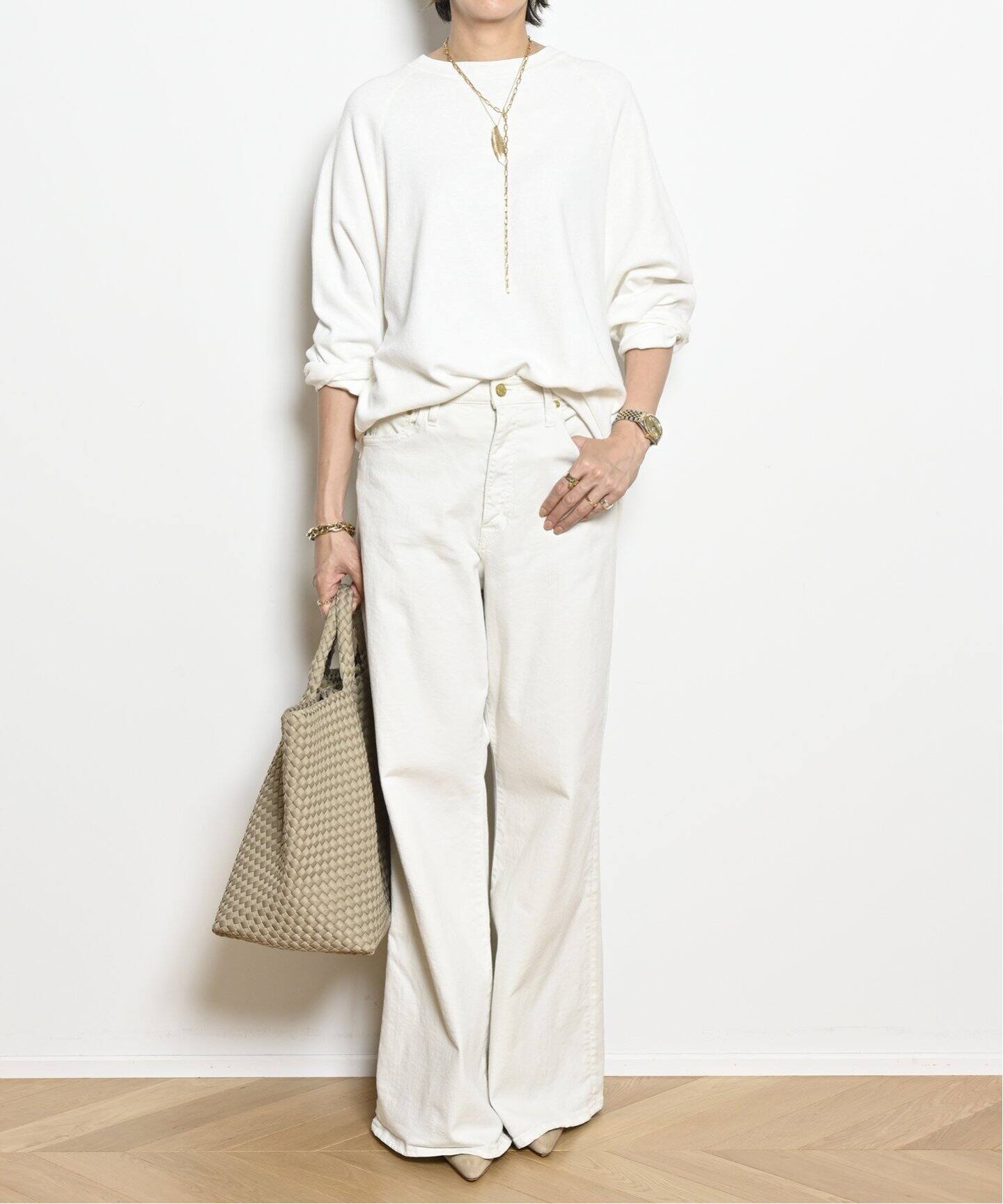 SURT/サート】MANNISH BAGGY デニム(WHITE)（デニムパンツ・ジーンズ 